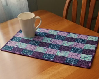 Butterfly Garden Quilted Table Runner - Dresser Runner