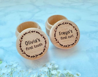 Personalised baby keepsake box, New Baby Present, Christening, First Tooth, First Curl, Baby Memory Box, Wooden Baby Box, Baby Shower Gift.