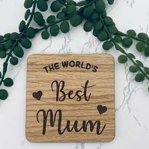 First Mother’s Day Coaster Personalised Gift, Happy Mothers Day Mummy, Cute Gift For Mummy, Mommy, Engraved Slate Coaster