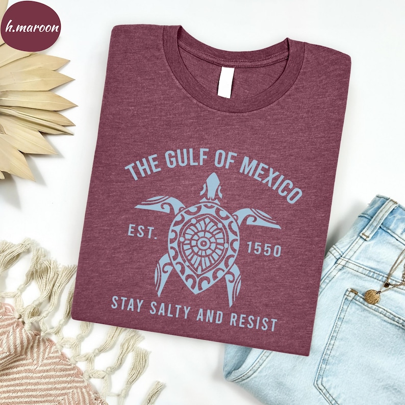 a t - shirt that says the gulf of mexico on it