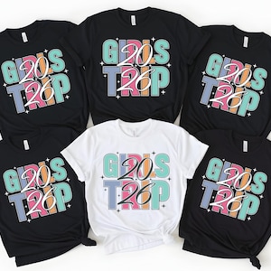 Custom Girls Trip 2026 Shirts Personalized Girl Vacation Weekend Matching Tshirts Beach Summer Vacay Mode Tees Girl Gang Group T-shirts Gift