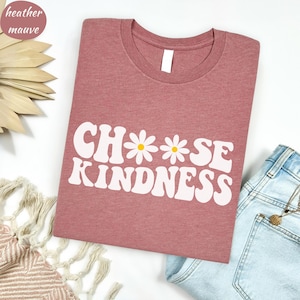 Comfort Colors® Teacher Shirt, Choose Kindness Shirt Gift For Teacher, Daisy Shirt, Back To School Shirt, Be Kind Shirt, Teacher Shirts