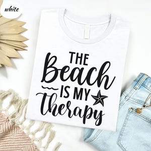 Beach Therapy Sweatshirt: Coastal Vibes, Cozy Fleece