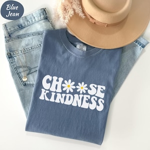 Comfort Colors® Teacher Shirt, Choose Kindness Shirt Gift For Teacher, Daisy Shirt, Back To School Shirt, Be Kind Shirt, Teacher Shirts