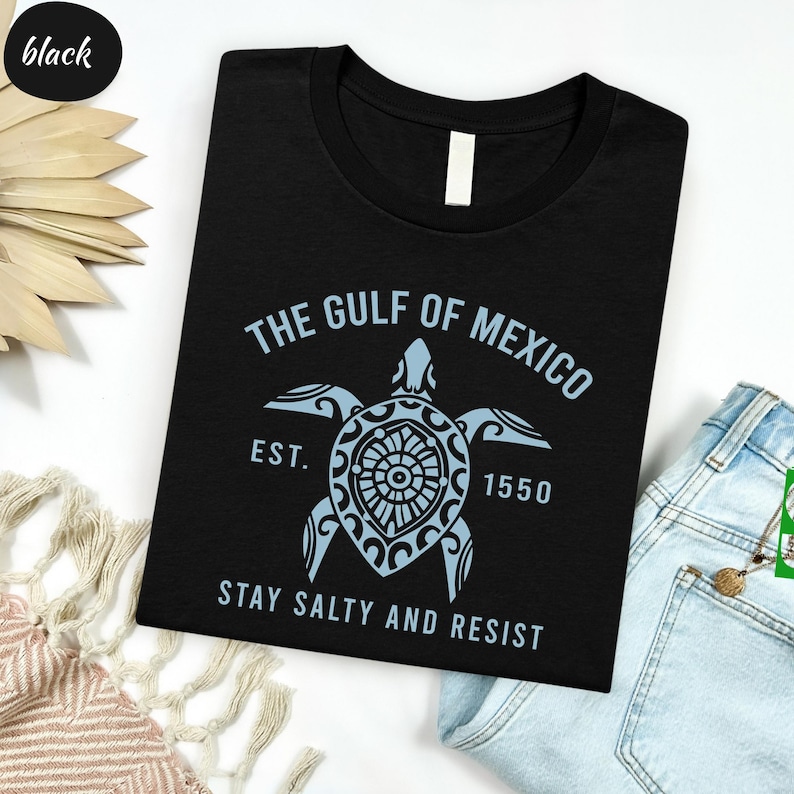 a t - shirt that says the gulf of mexico on it