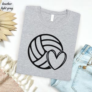 Volleyball Heart Shirt, Cute Volleyball Shirt, Volleyball Sport Shirt, Volleyball Team Shirts, Volleyball Lover Gifts, Game Day Shirt