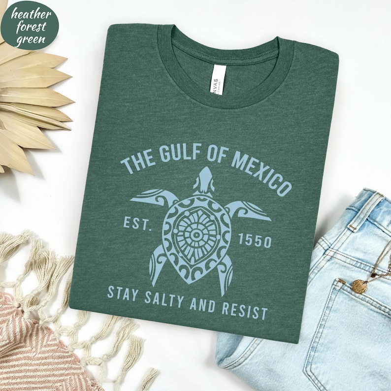 a t - shirt that says the gulf of mexico on it