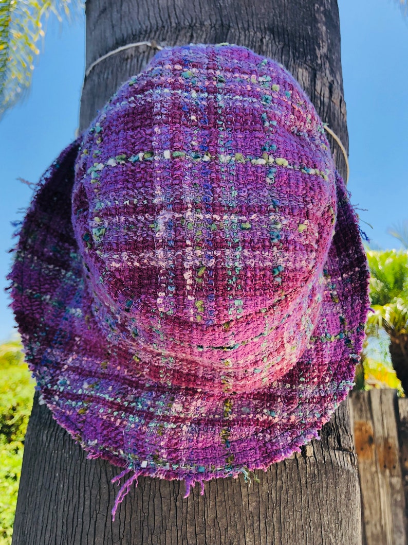 Lavender Bucket Hat Emily in Paris Look Silk Hat Winter Etsy