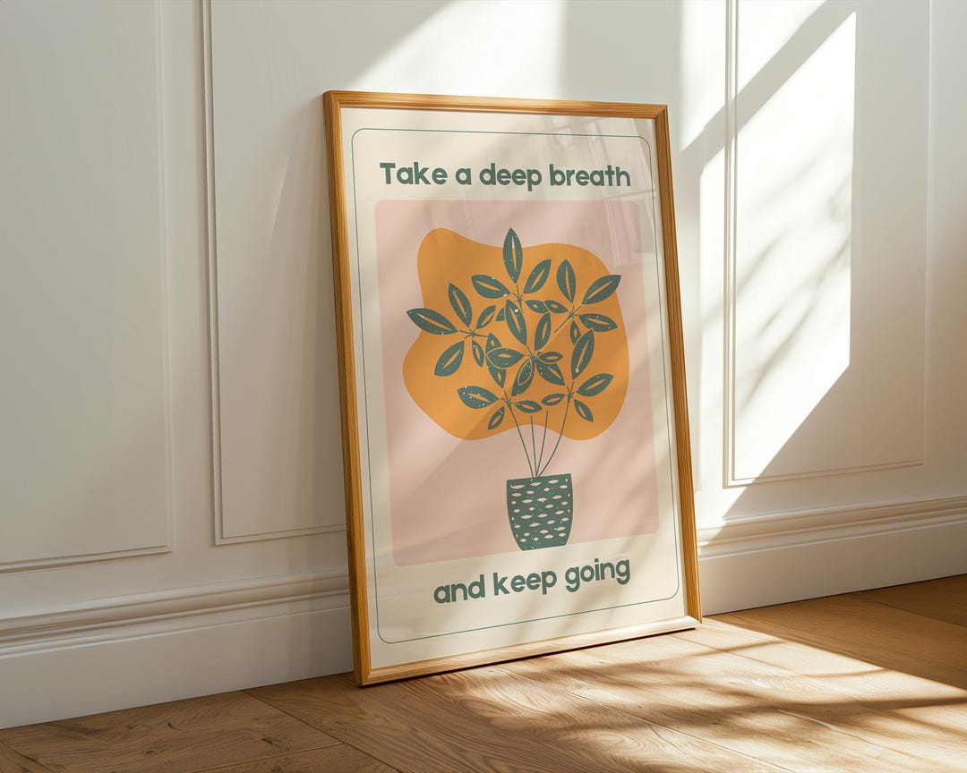 Mental Health Poster Psychology Mindfullness Wall Art Print Therapy ...