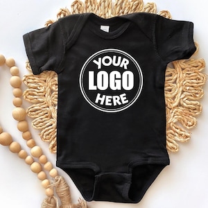 Custom Logo Onesie, Custom Text Baby Bodysuit, Baby T-Shirt, Personalized Gift, Custom Photo Bodysuit, Baby Shower Gift