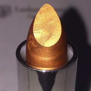 Metallic Lipstick, 24K Gold Shimmer | Statement | Sexy | Metallic | Sparkle