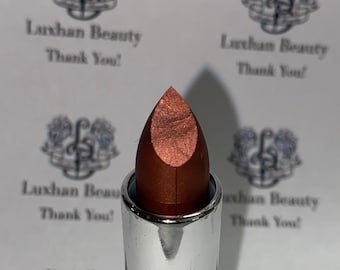 Metallic Lipstick, Brown Shimmer, HD Lipstick Chocolate | Brown | Shimmering, Glitter,  Fall