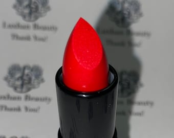 Shimmering Red Lipstick: Luxhan HD Mineral Pigment