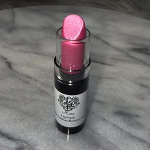 Rose, Pink Lipstick, Metallic Lipstick, Shimmering  Lipstick