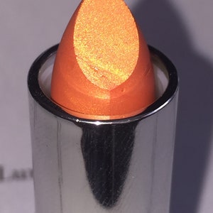Lipstick, Metallic, Shimmering Coral, Orange