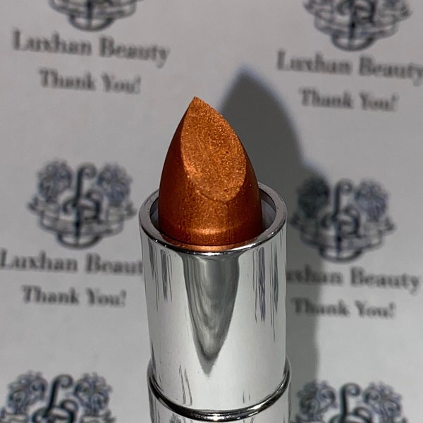 Lipstick, Penny, Copper, Metal, Shimmery, Statement, Metallic