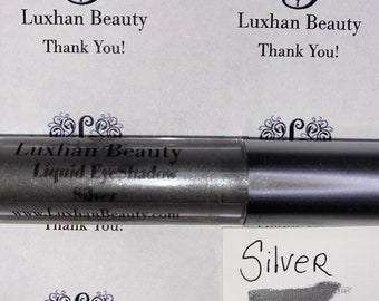 Glitter Liquid EyeShadow, Silver, Metal, Shimmery, Metallic, Statement