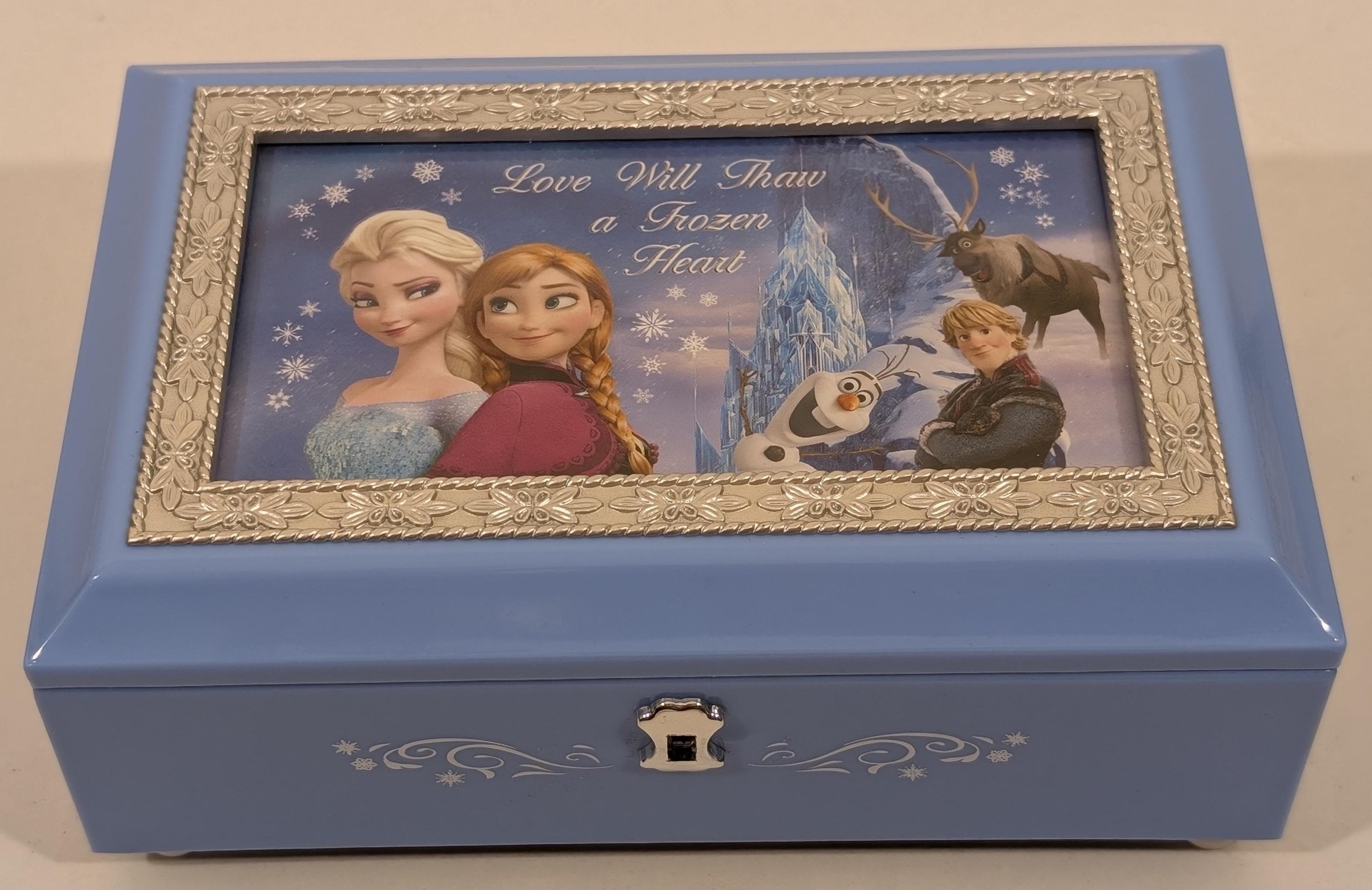 Disney Frozen Bradford Exchange Heirloom Music Box With Key