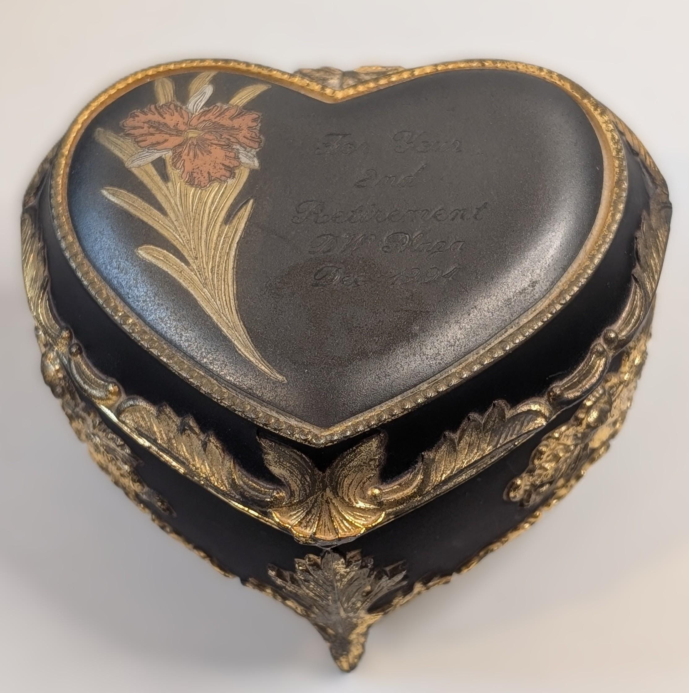 Chokin Art Music Box - Etsy