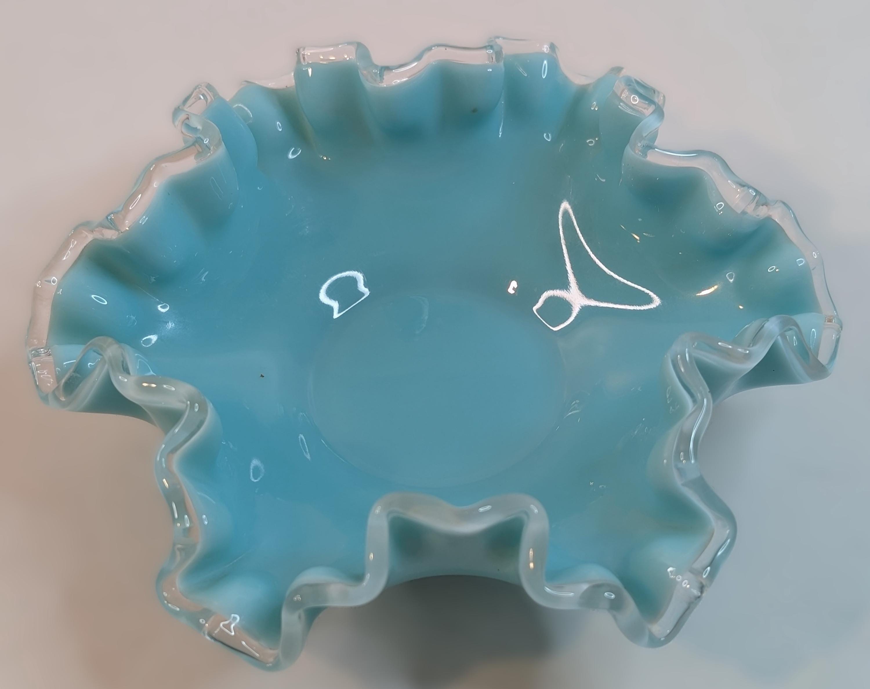 Fenton Aqua Crest - Etsy