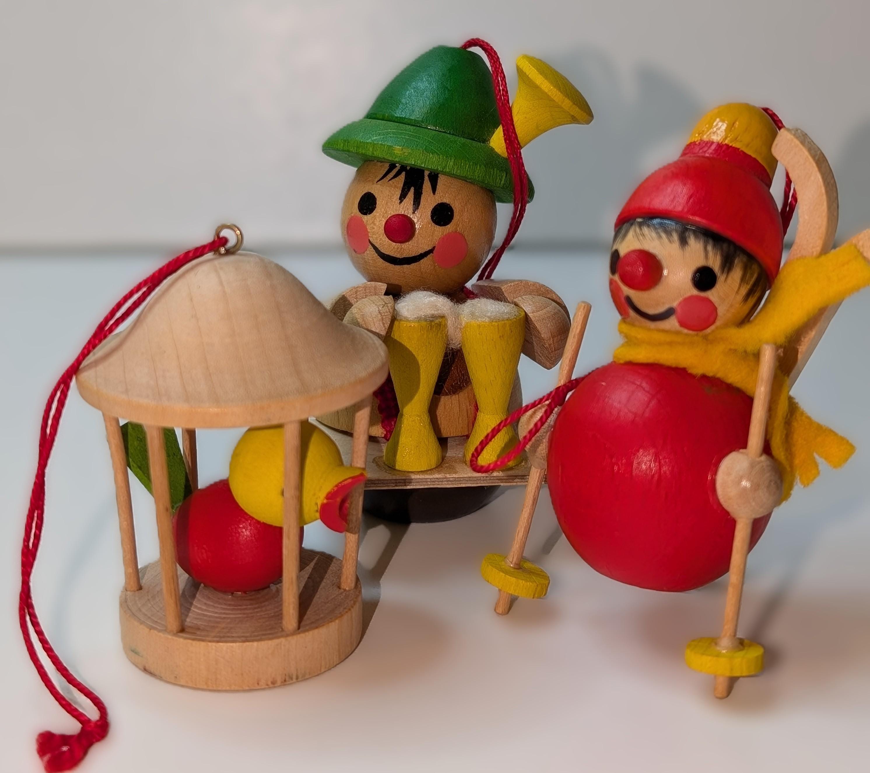 ドイツ STEINBACH シュタインバッハ　人形5体　クリスマス　オーナメント ドイツ STEINBACH シュタインバッハ 人形5体 クリスマス