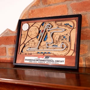 Formule 1-parcours | China - Sjanghai - Internationaal circuit van Sjanghai | 3D-kaart