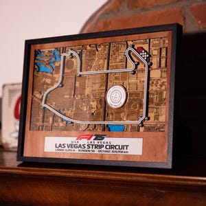 Curso de Fórmula 1 | Estados Unidos - Las Vegas - Circuito del Strip de Las Vegas | Mapa 3D