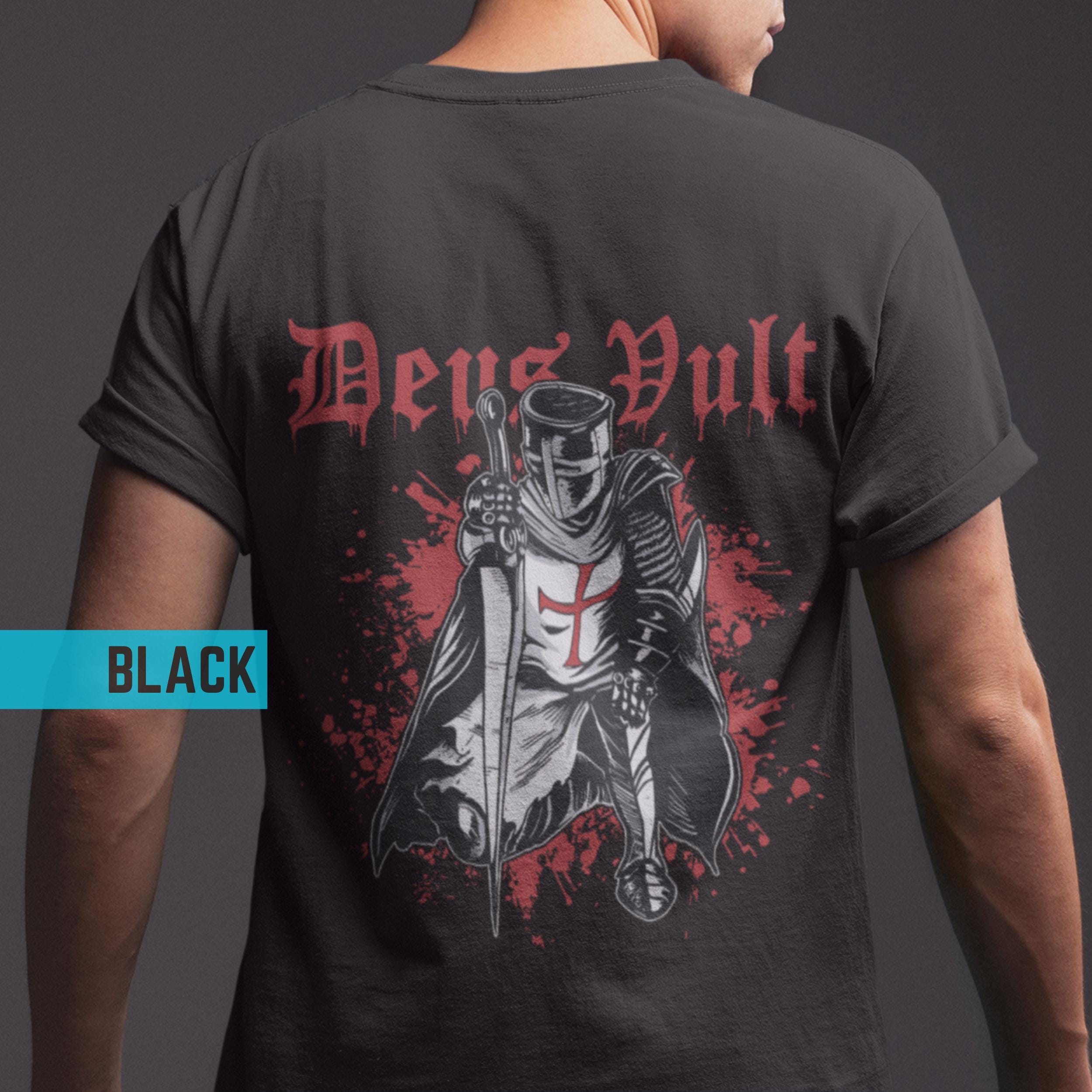 Deus Vult T Shirt - Etsy