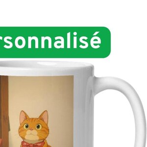 Taza con foto personalizada estilo Ghibli / Tu foto en estilo animación japonesa / Taza con foto de dibujos animados japoneses