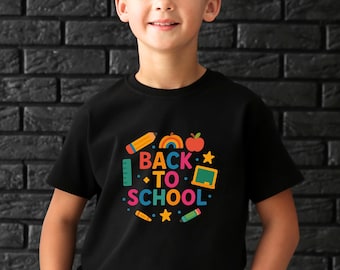 Camiseta de regreso a clases PNG: Primer grado, jardín de infantes (descarga digital)