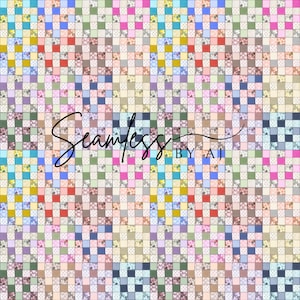 Patchwork seamless design, patchwork design, colourful seamless, sublimation fabric