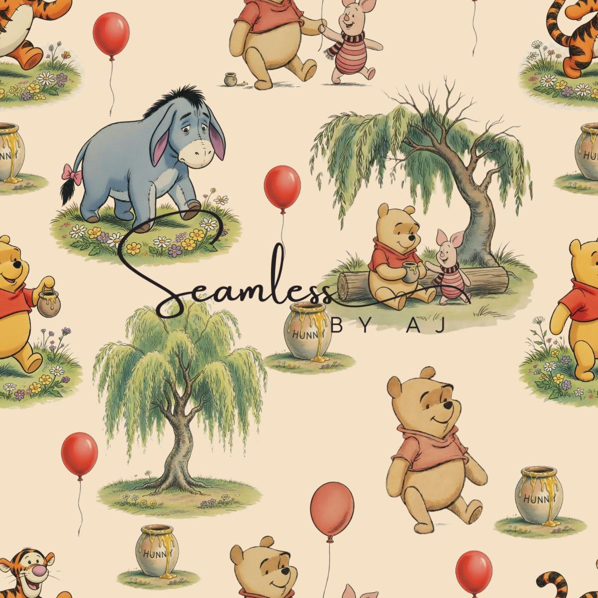 Bear Seamless Pattern (digital Download) - Etsy