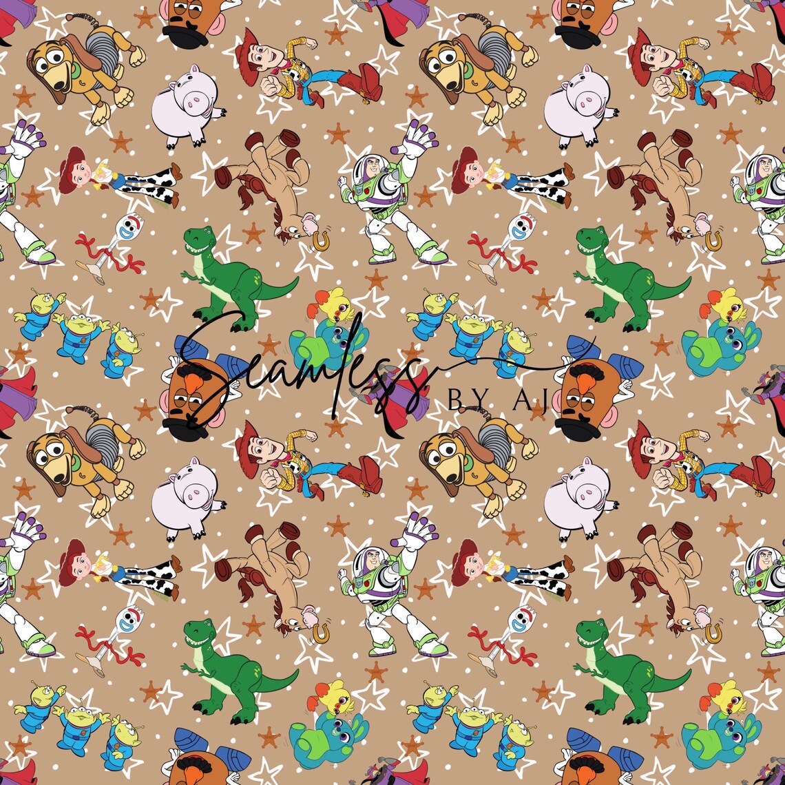 Textile Toy Pattern Toys Seamless,toy Pattern, Sublimation Fabric - Etsy