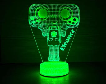 Cosmo Dandy's World 3D Night Light Cosmo Lamp Bedside Lamp 3D Night Lamp 3D Night Light Home Decor 3D Illusion LED Lamp Gift Idea