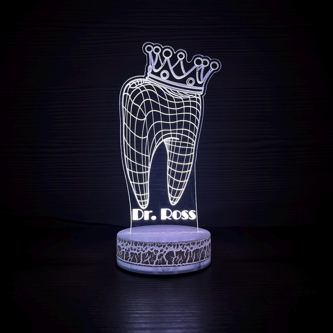 Gift for Dentist Tooth Light Tooth Lamp Gift Idea Dentist Gift Led Lamp ...