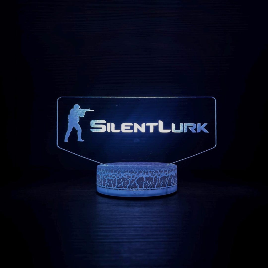 Custom Gamertag Counter Strike CSGO FPS CS Classic Inspired Single Base ...
