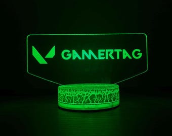Valorant Gamertag Strategy Shooter Game Inspired Twitch Streamer Gift Custom Gamertag