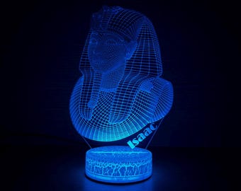 Tutankhamun Light Personalized Tutankhamen Egyptian Pharaoh King Tutankhamun Mask Ancient Egypt