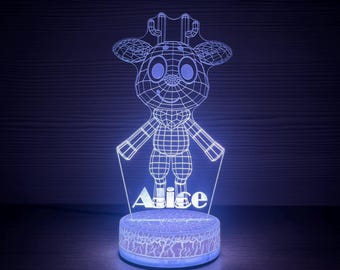 Rudie 3D Light Dandy's World Night Lamp Rudie Lamp Bedside Lamp 3D Night Lamp 3D Night Light Home Decor LED Lamp Gift for Gift Idea