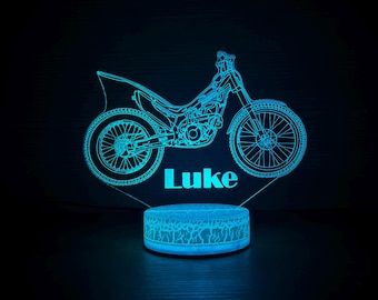 Honda Montesa Cota 4RT 301RR Race Replica Night Lamp 3D Night Light 3D Illusion LED Lamp Gift for him