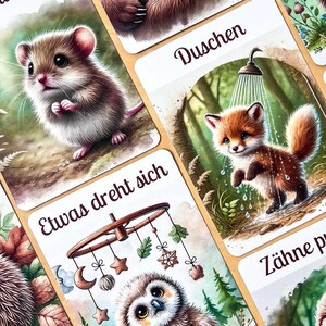 Gebärdenkarten, Lernkarten Baby, Babygebärden, Kleinkindgebärden, Babyzeichensprache, Kommunikation, Sprachförderung, Eltern-Kind Bindung
