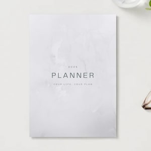 2025 Digital Planner & Printable Planner PDF | Monthly, Weekly Layouts, Budget Tracker, Goal Setting | Minimalist Life Planner | Goodnotes