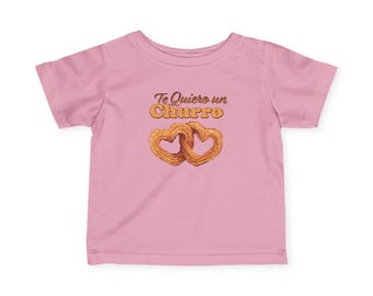 Te Quiero un Churro 8-Bit Heart Infant Tee
