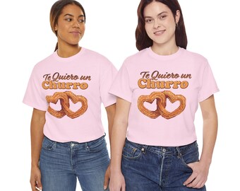 Te Quiero Un Churro 8-Bit Heart T-Shirt