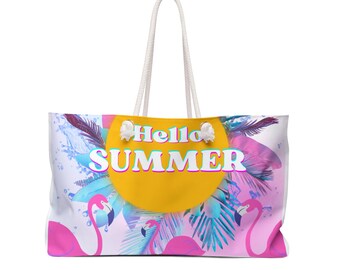 Sommer Weekender Tasche, Strandtasche, Reisetasche, Overnight Bag, große tragen, Urlaubstasche