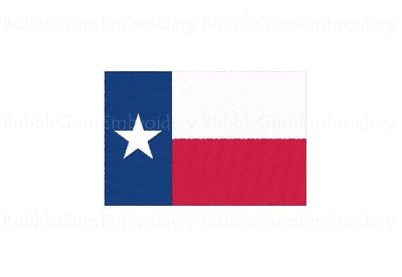 Texas Flagge Stickerei Design Instant Download Etsy