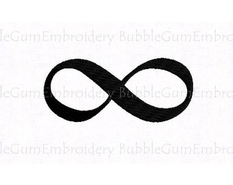 Infinity Symbol Embroidery Design Instant Download