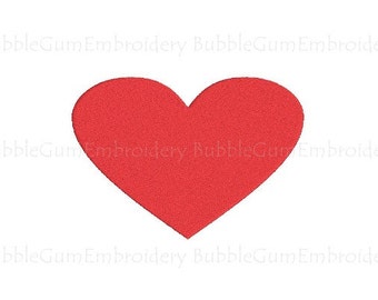 Heart Embroidery Design Instant Download