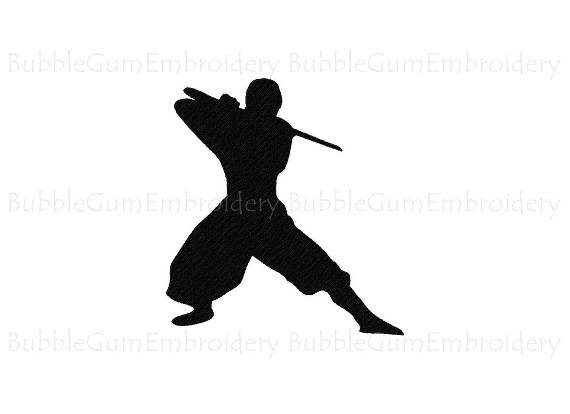 Ko Gasumi Stance Embroidery Design Instant Download Upload this Ninja in Ko ...