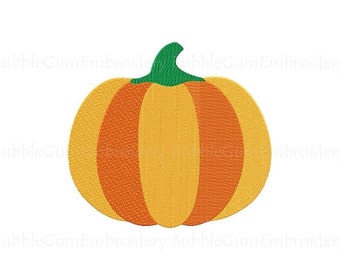 Harvest Pumpkin v2 Embroidery Design Instant Download